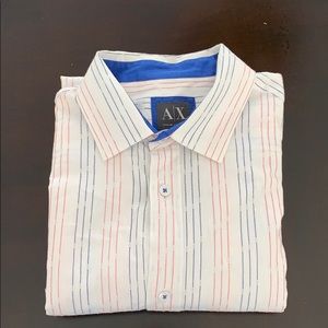 Men’s buttoned Shirt - Armani Exchange Large